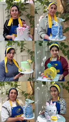 آموزش کیک خامه ایی در اصفهان