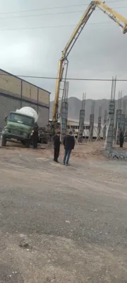 بتن ریزی سقف وستون