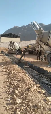 ریزش بتن آماده