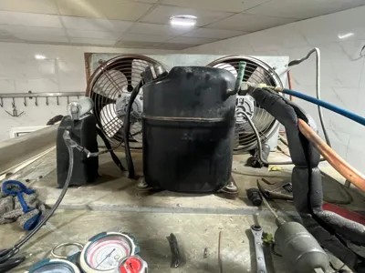 تعمیرات سردخانه در شرق تهران