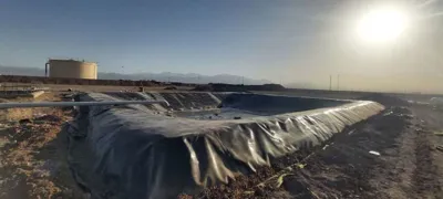 ساخت استخر کشاورزی با ژئوممبران