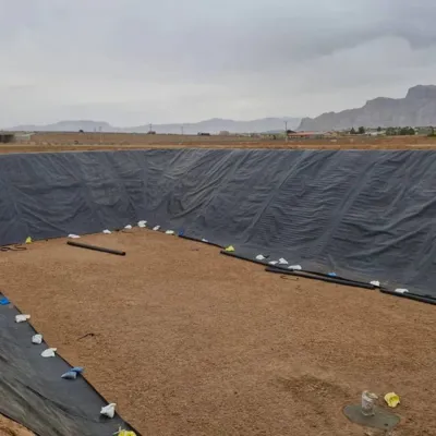 احداث استخر کشاورزی با ورق ژئوممبران