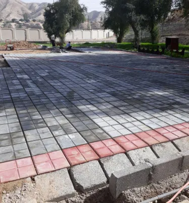 کفپوش 40*40 چرمی