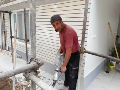 تخریب ساختمان در قائم شهر