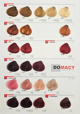 رنگ موی دوماسی 