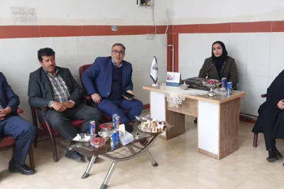 حضور رئیس اداره کمیته امداد در مرکز نیکوکاری