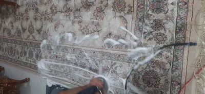 شستن فرش ماشینی ولکه برداری