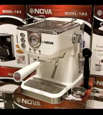  اسپرسوسازمارکNOVA 

♦️اسپرسوسازندوا‌مدلNCM-183

♦️دارای‌قدرت بالا ♦️بخار20بارباطراحی‌شیک‌وکارایی‌عالی

♦️مناسب سرو ♦️اسپرسوکاپوچینو.لاته.قهوه‌ترک‌...

♦️وانواع‌نوشیدنی‌های‌گرم‌درکافه های ♦️کوچک و خانه میباشد‌

♦️کیفیت فووق العاده