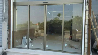 درب شیشه ای اتوماتیک (اسلایدینگ دوطرفه)