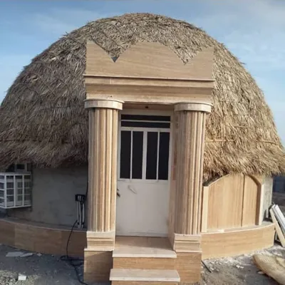 ساخت آلاچیق چوبی زیبا در بوشهر