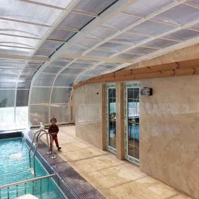 اجرای سقف متحرک استخر