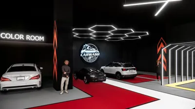 دکوراسیون نمایشگاه ماشین در سبزواز