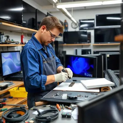 تعمیرات تلویزیون در دهکده المپیک 