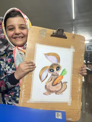 هنرجوی کودک ۶ساله 