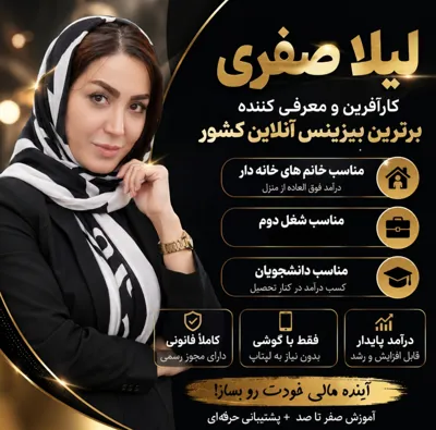 کسب درآمد در منزل با لیلا صفری