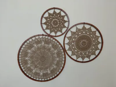 ست دیوارکوب رنگ گردویی