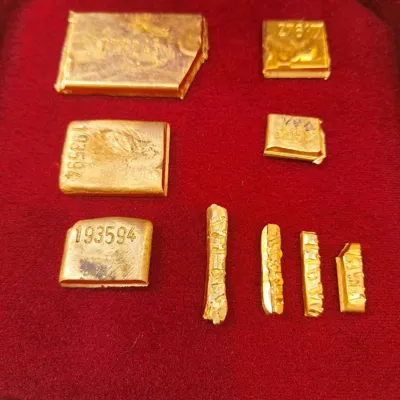 طلای آب شده در بازار تهران 