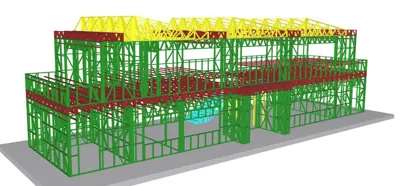 طراحی سازه LSF بام سازان
