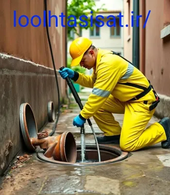 رفع  گرفتگی لوله