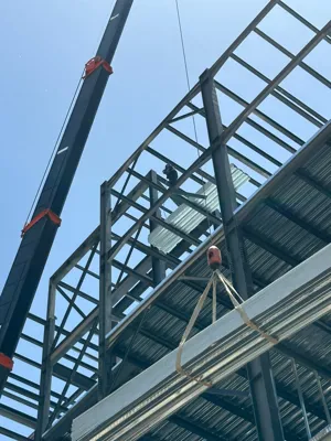 اجرای سازه فلزی