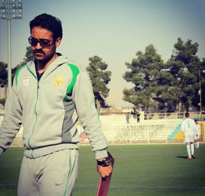 سجاد شعبانی مربی مدرسه فوتبال