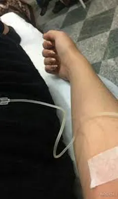 وصل سرم در شمال شرقی تهران