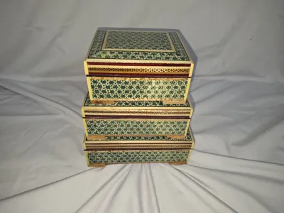 حعبه جواهری خاتم کاری