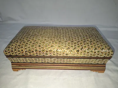 جا قاشق و چنگالی خاتم کاری