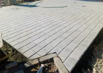 سنگ فرش در شاهین شهر 