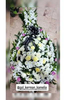 گل فروشی در پارک مطهری کرمان