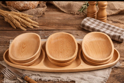 انواع مختلف ظروف چوبی
