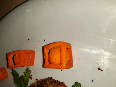 مکعب جادویی ساخته شده از هویج&nbsp;