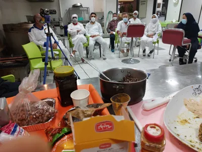 آموزش کادر آشپز خونه بیمارستان امام علی زرند&nbsp;