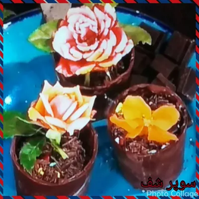 گلدون های شکلاتی&nbsp;