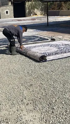 خشک کردن فرش با نیروی خورشیدی وماشینی