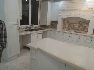 طراحی و ساخت کابینت نئوکاسیک