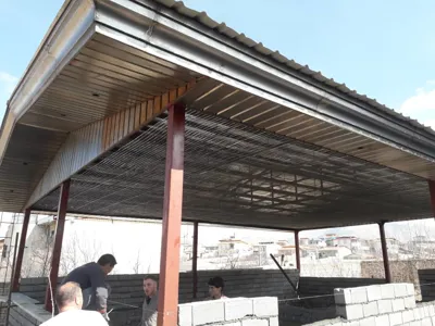 نصاب سقف شیروانی تهران