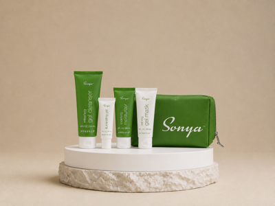 پک مراقبت پوستی سونیا (Forever Sonya™ Skincare Collection)
پک سونیا یک مجموعه کامل مراقبت از پوست است که با پایه ژل آلوئهورا فرموله شده و به پاکسازی، آبرسانی، تغذیه و شادابی پوست کمک میکند. این پک برای انواع پوست، بهویژه پوستهای کمآب و حساس، مناسب است.
پک شامل :
Refreshing Gel Cleanser:( پاککننده ملایم پوست و آرایش.) Illuminating Gel: (ژل روشنکننده و طراوتبخش پوست. )
Soothing Gel Moisturizer: (مرطوبکننده و آبرسان روزانه. )
Refining Gel Mask: (ماسک ژلی برای شفافیت و شادابی پوست)
. کیف سونیا: کیف مخصوص نگهداری محصولات . این محصولات در کنار هم یک روتین کامل مراقبت از پوست را فراهم میکنند تا پوست تمیز، نرم، مرطوب و شاداب بماند.