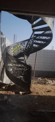 ساخت پله پیچ و پله گرد