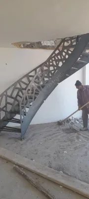 ساخت پله پیچ و پله گرد