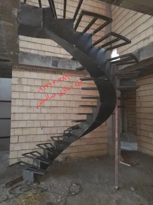 ساخت پله پیچ و پله گرد