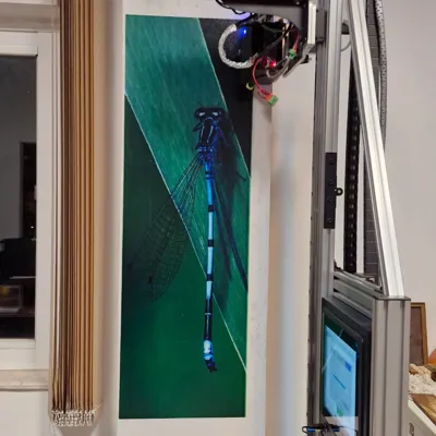 چاپ عکس روی دیوار اداری در تهران