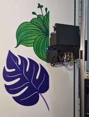 چاپ طرح روی دیوار ویلا در تهران