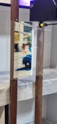 چاپ عکس روی شیشه پلی اتیلن