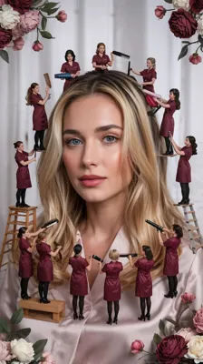 بهترین رنگ و لایت مو اصفهان