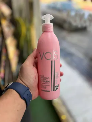 شامپو بدون سولفات والس مناسب موهای کراتین و پروتئین و رنگ شده حجم 500میل