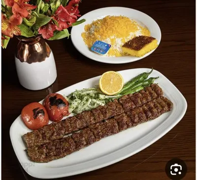 چلو کباب کوبیده مخصوص