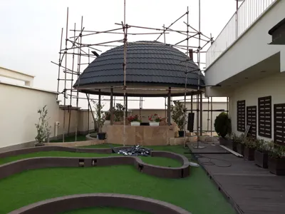 اجرای سقف شیروانی سوله تهران