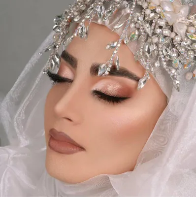 میکاپ حرفه ای عروس در شهرکرد
