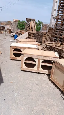 ساخت انواع جعبه چوبی باکس وپالت